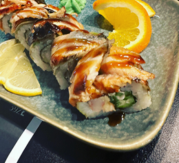 California Maki pieczone Unagi Ebi - 6 szt.