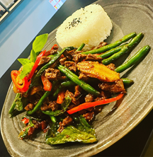 Tajskie: Phad Kra Prao Nua