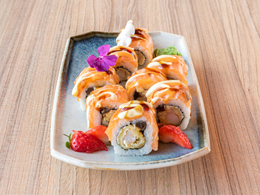 California Maki pieczone Kingusu  - 8 szt.